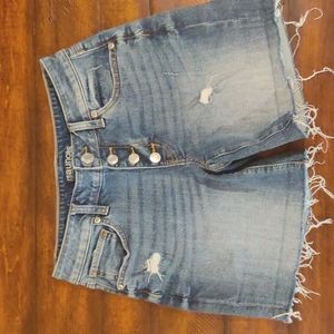 Denim shorts